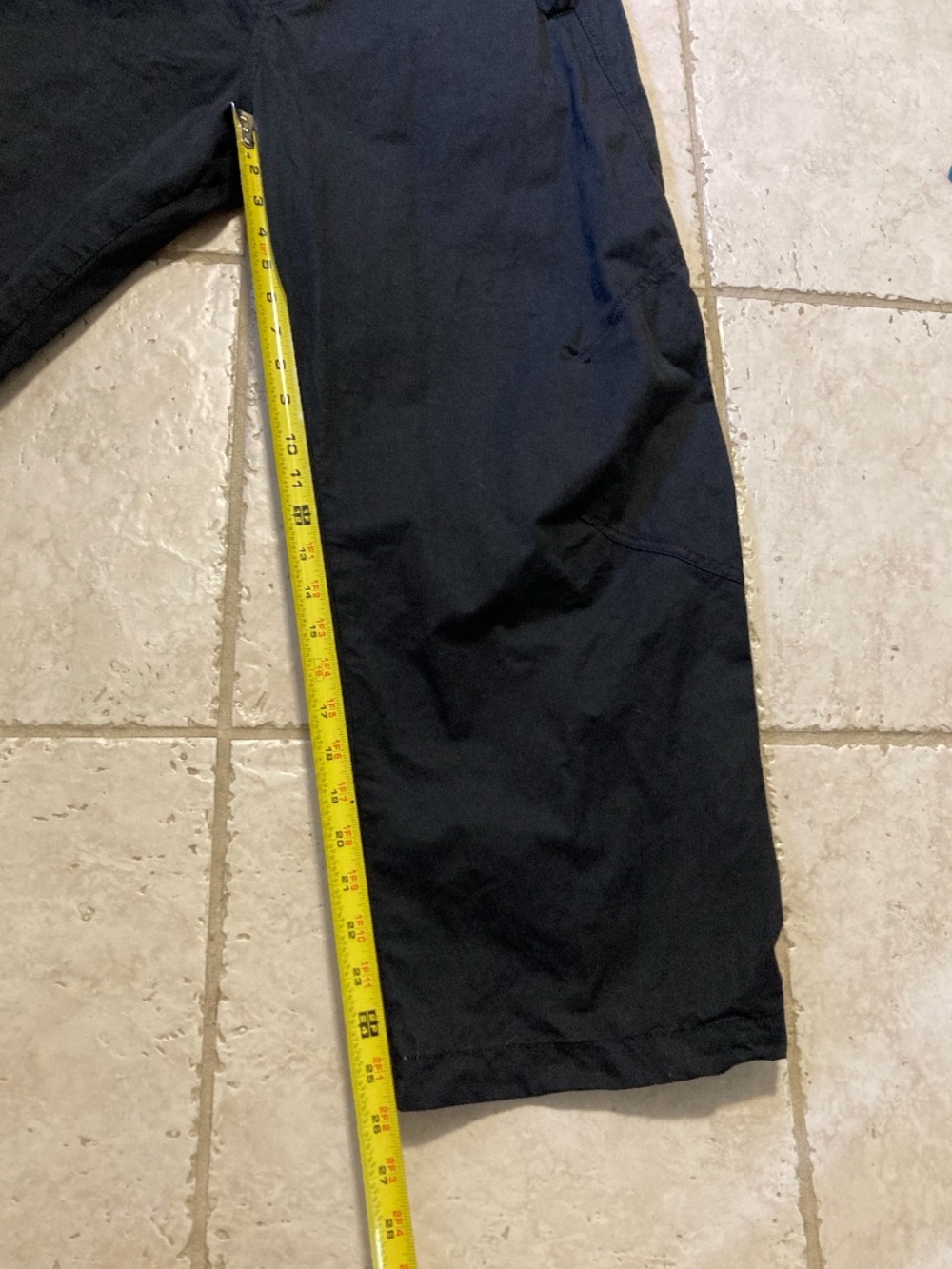 PILCRO Pants Barrel Jeans THE ARIN Buckle Back Black Linen Cotton 31 - Picture 9 of 9